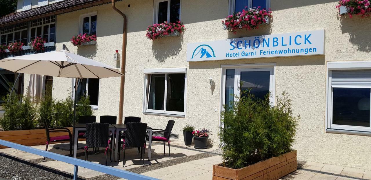 לינדנברג אים אלגאו Schoenblick Hotel Garni Ferienwohnungen מראה חיצוני תמונה